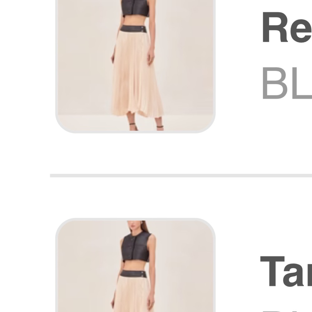 Alexis Cream A-Line Skirt
